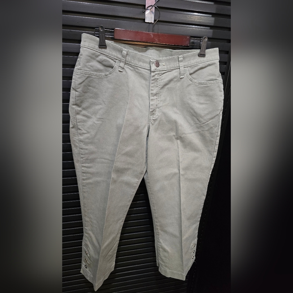 Lee Riders Womens Khaki Ankle Jeans 14P